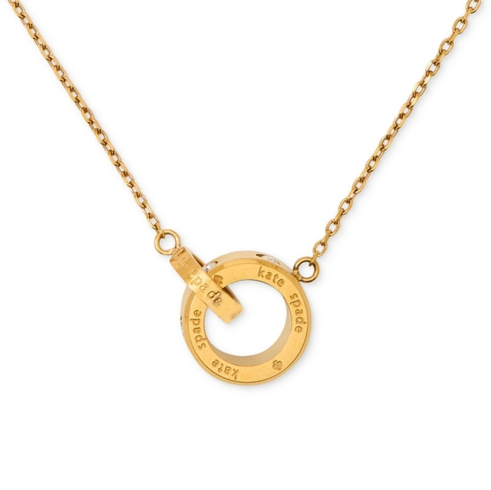 Kate Spade Set In Stone Interlink Pendant Necklace